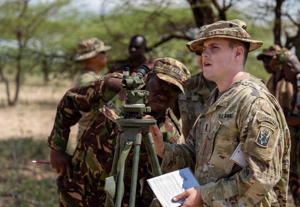 US, Kenya artillery units conduct bilateral live-fire training during Justified Accord 2026