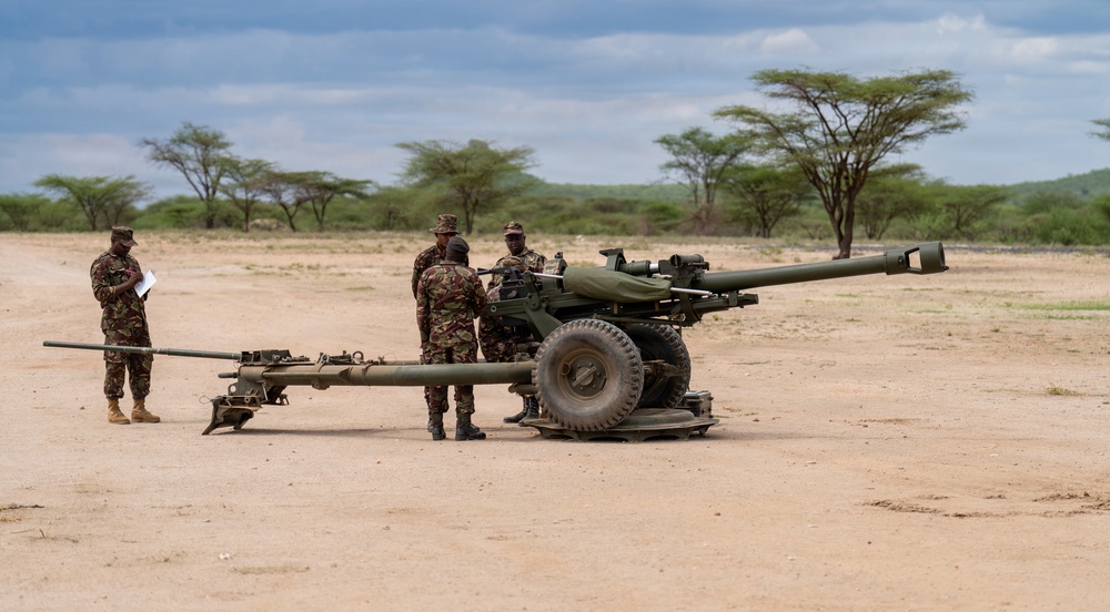 US, Kenya artillery units conduct bilateral live-fire training during Justified Accord 2026