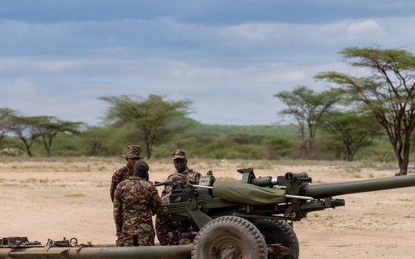 US, Kenya artillery units conduct bilateral live-fire training during Justified Accord 2026