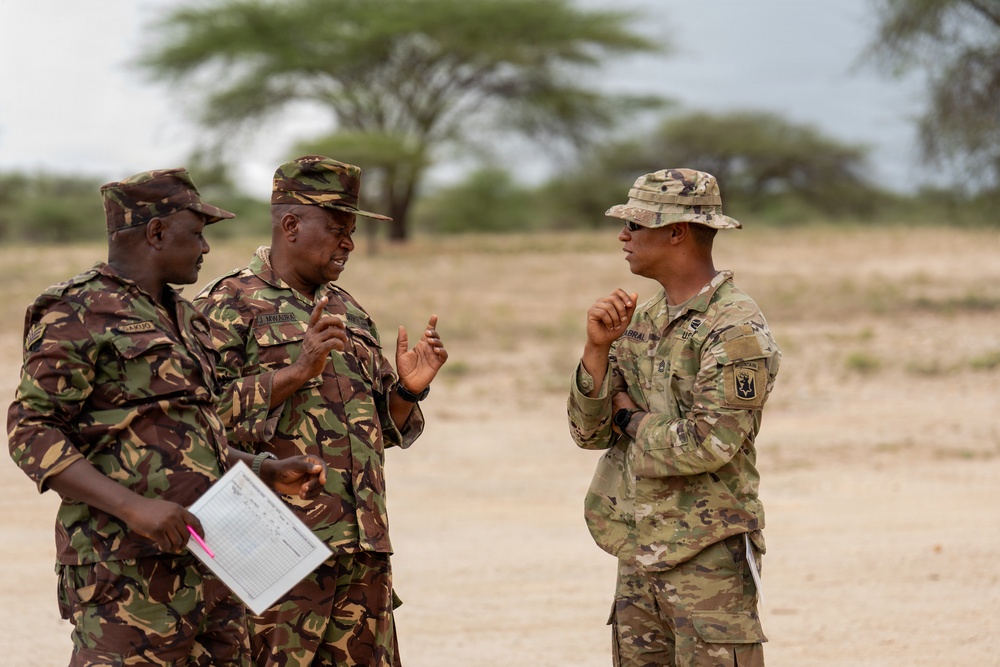 US, Kenya artillery units conduct bilateral live-fire training during Justified Accord 2026