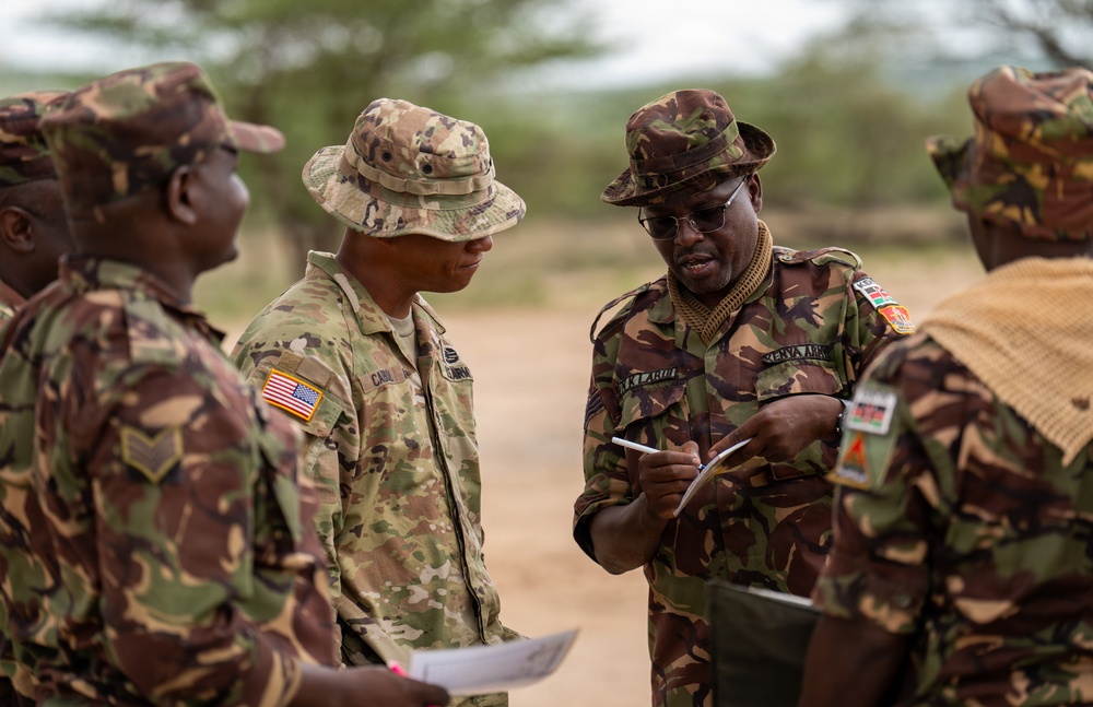US, Kenya artillery units conduct bilateral live-fire training during Justified Accord 2026
