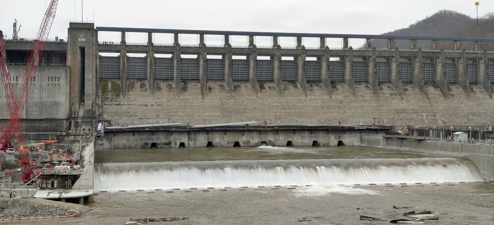 Bluestone Dam Right Side Stilling Basin