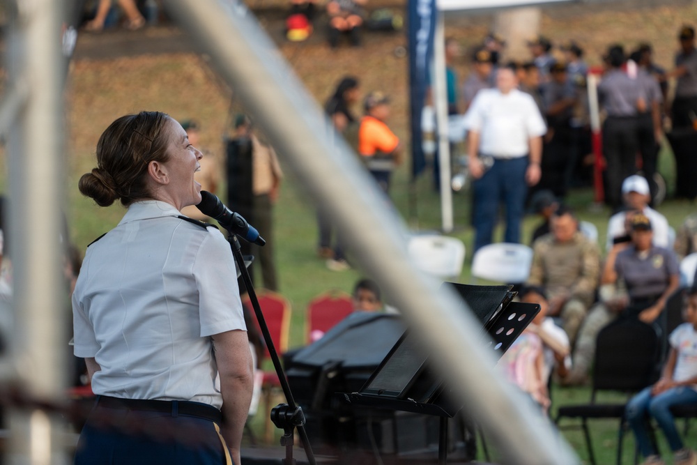 Missouri Army National Guard Band performs in Panama