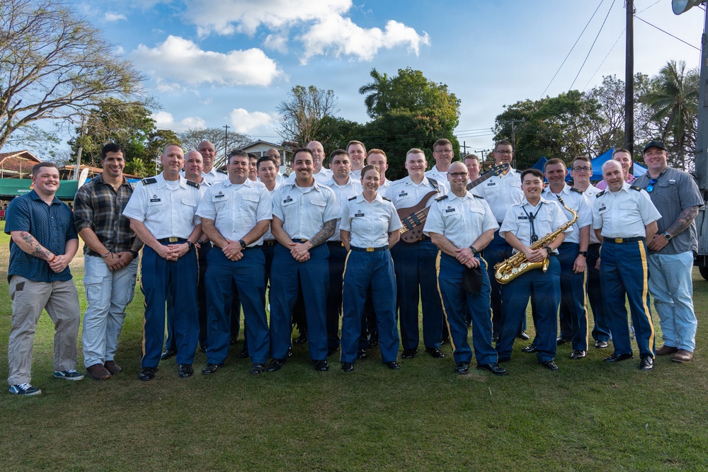Missouri Army National Guard Band performs in Panama