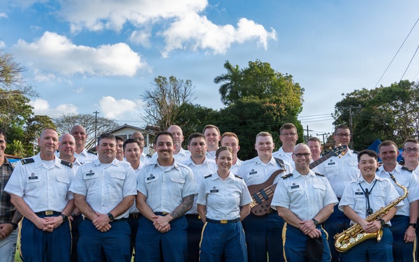 Missouri Army National Guard Band performs in Panama