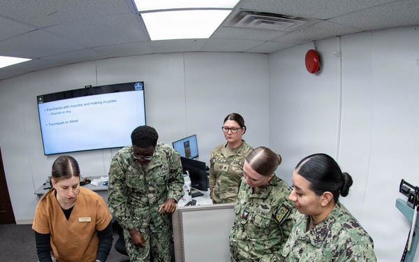 We Keep the Four-Pawed Warfighter in the Fight: Cherry Point Sailors Train with Army Veterinary Specialists
