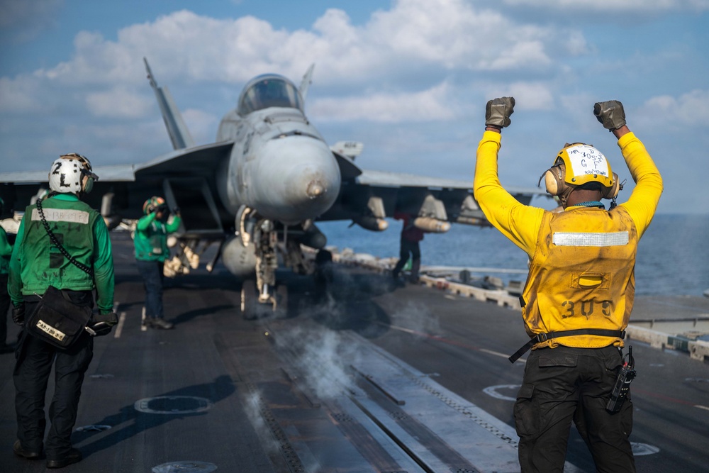 USS Abraham Lincoln (CVN 72) Flight Operations in Support of Operation Epic Fury