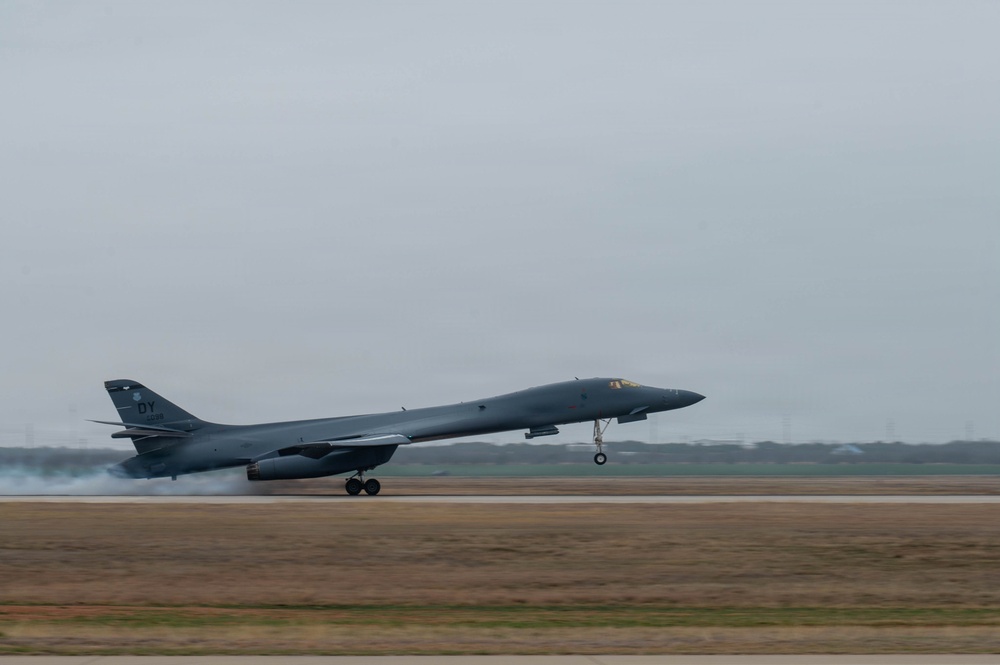 U.S. Air Force B-1B Lancers Return from Operation Epic Fury Mission