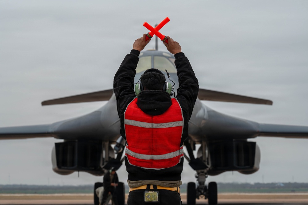 U.S. Air Force B-1B Lancers Return from Operation Epic Fury Mission