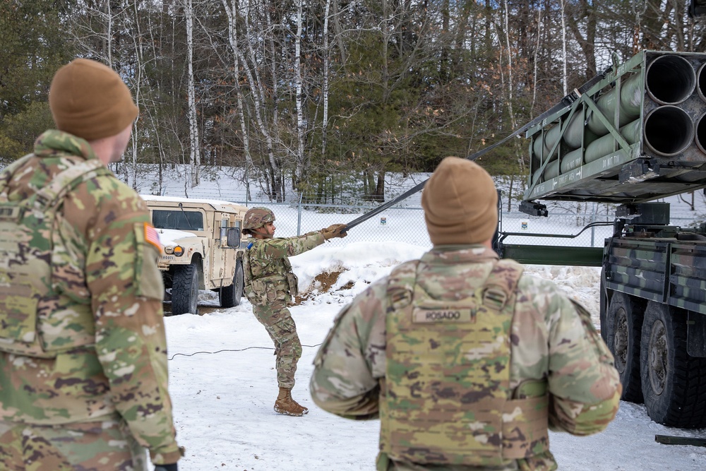New Hampshire National Guard Supports HIMARS Readiness Training for 3-12th FAR LFRB