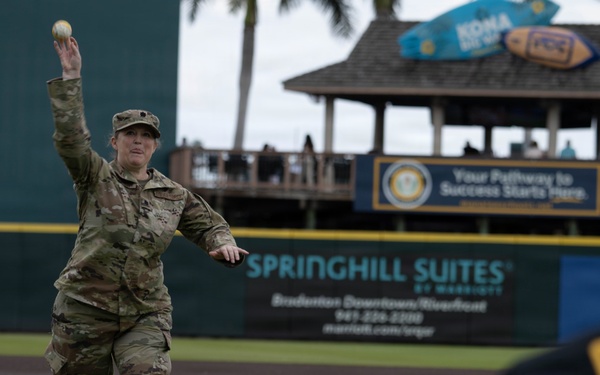 Pittsburgh Pirates host service members