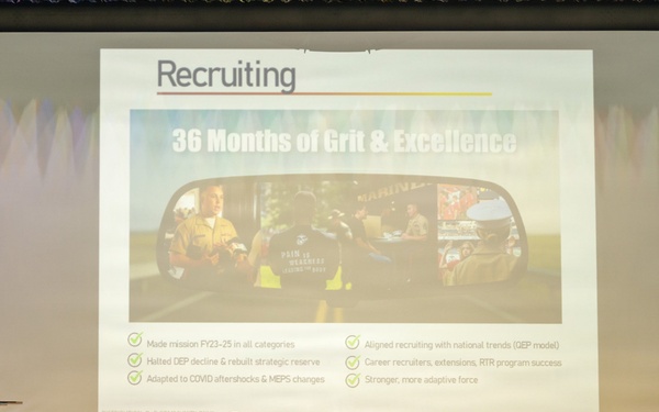 Deputy Commandant of Manpower and Reserve Affairs visit