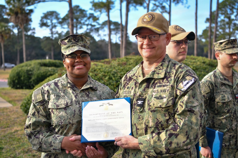 Navy Medicine Readiness and Training Command (NMRTC) Pensacola held an Awards Ceremony on February 13, 2026