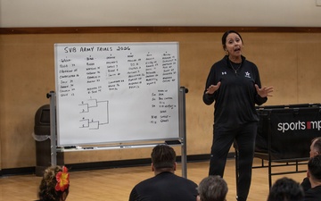 Army Trials 2026 - Wounded Soldiers and veterans face off in sitting volleyball tournament