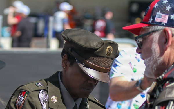 SGM James interacts with fans