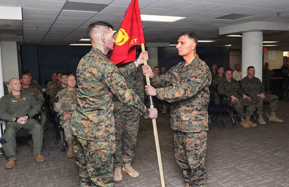 JECC Marine Detachment Welcomes New Commander
