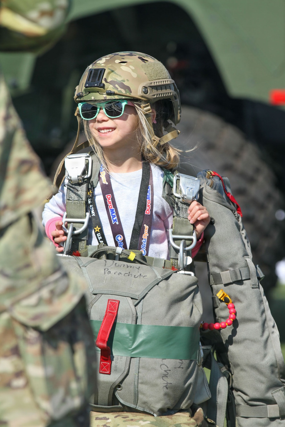 US Army Jump Masters help don T11 Parachute