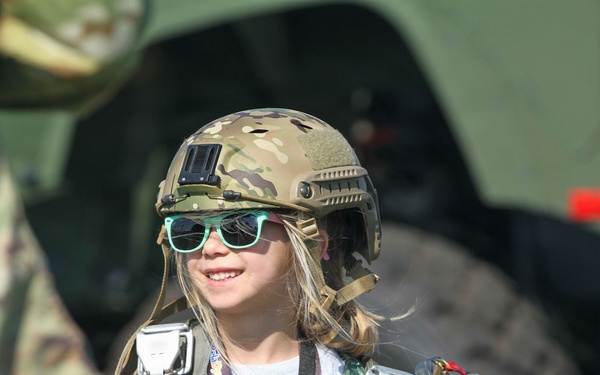 US Army Jump Masters help dawn T11 Paradchute