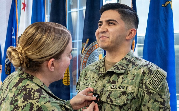 Cherry Point Sailor Promotes to Hospital Corpsman Third Class