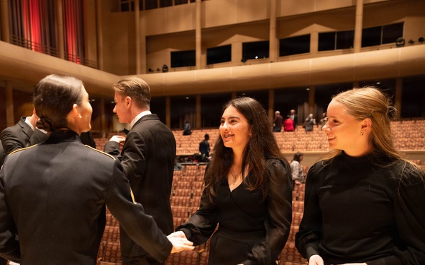 Students join The U.S. Army Field Band during 2026 West Coast Spring Tour
