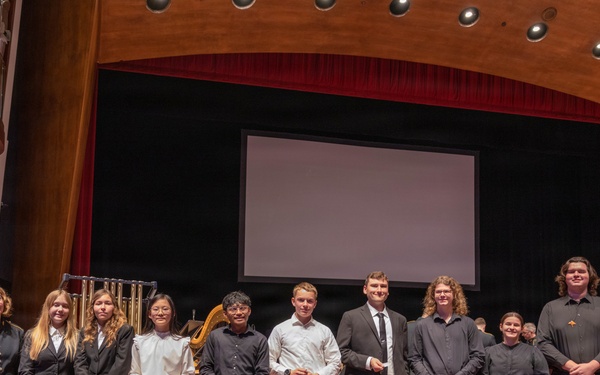 Students join The U.S. Army Field Band during 2026 West Coast Spring Tour