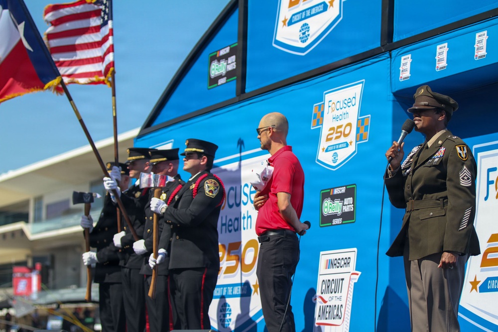 SGM James performs National Anthem