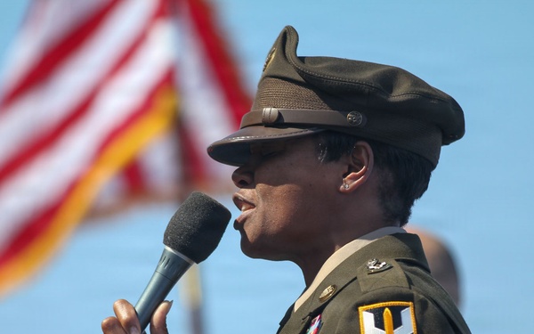 SGM James performs National Anthem