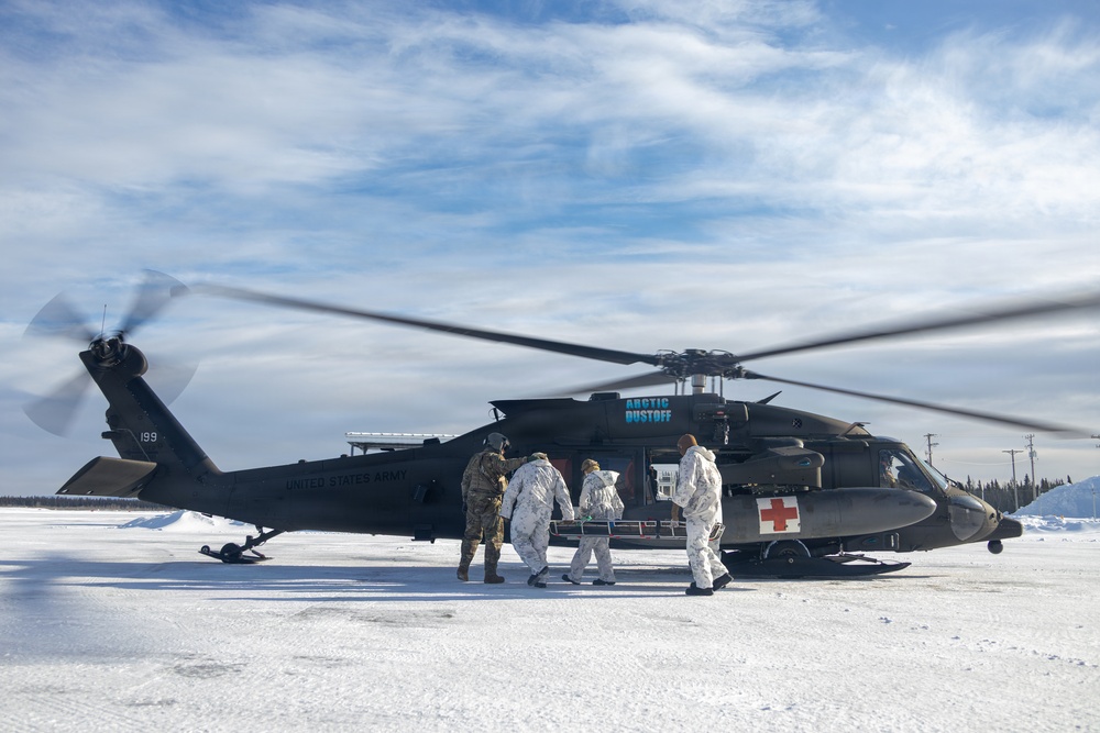 ARCTIC EDGE 2026: Joint forces conduct patient hoisting drills