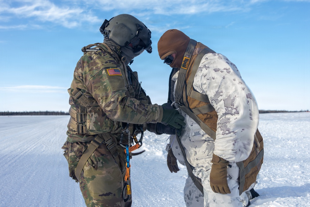 ARCTIC EDGE 2026: Joint forces conduct patient hoisting drills