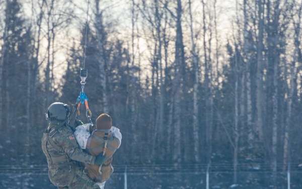ARCTIC EDGE 2026: Joint forces conduct patient hoisting drills