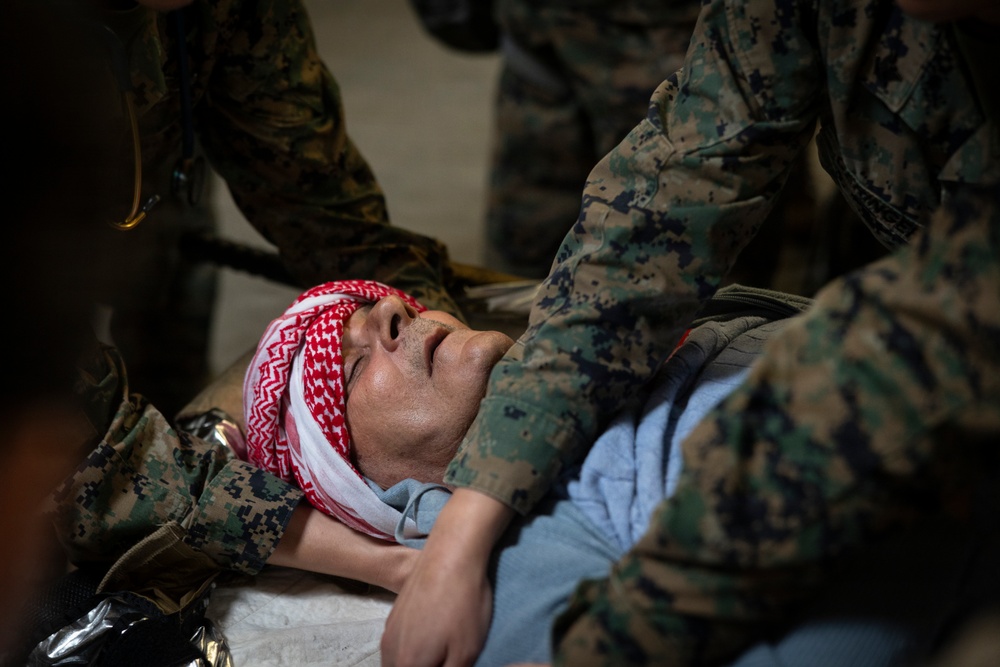 1st Med Bn., 1st MLG participate in a CERTEX