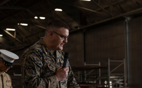 HMLA-167 Relief and Appointment ceremony