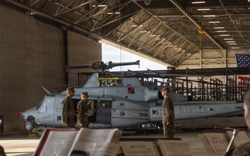 HMLA-167 Relief and Appointment ceremony