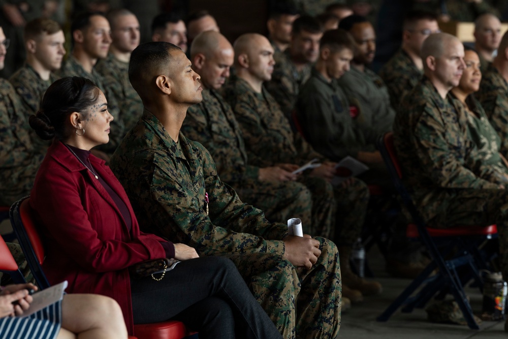 HMLA-167 Relief and Appointment ceremony