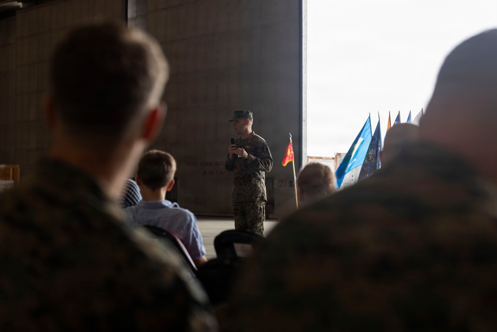 HMLA-167 Relief and Appointment ceremony