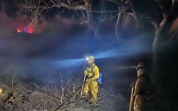 184th Wing Airman Leads Wildland Fire Suppression Efforts in Western Kansas