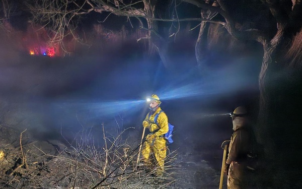 184th Wing Airman Leads Wildland Fire Suppression Efforts in Western Kansas