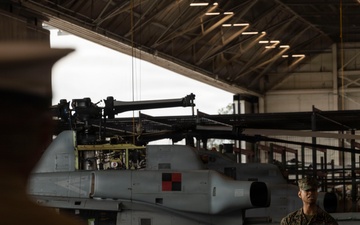 HMLA-167 Relief and Appointment ceremony