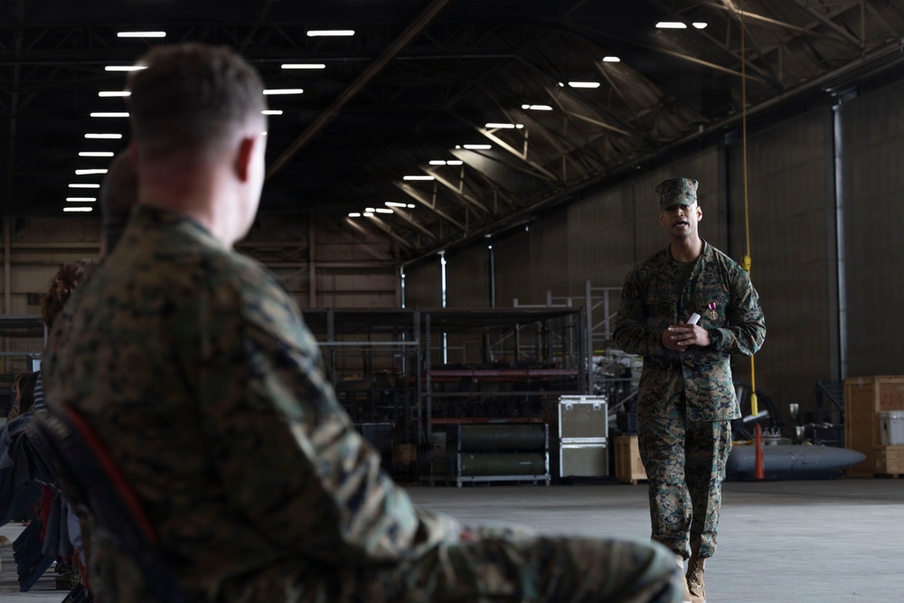 HMLA-167 Relief and Appointment ceremony