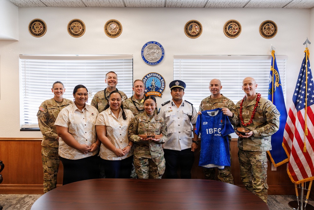 Nevada, Samoa officials hold SPP exchange, witness fellow Samoan win NRL thriller
