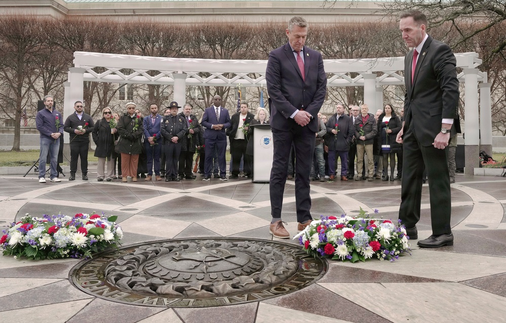 NTEU Wreath Laying Ceremony Honoring Fallen CBP Officers