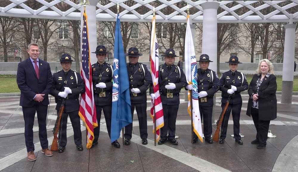 NTEU Wreath Laying Ceremony Honoring Fallen CBP Officers