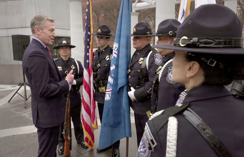 NTEU Wreath Laying Ceremony Honoring Fallen CBP Officers
