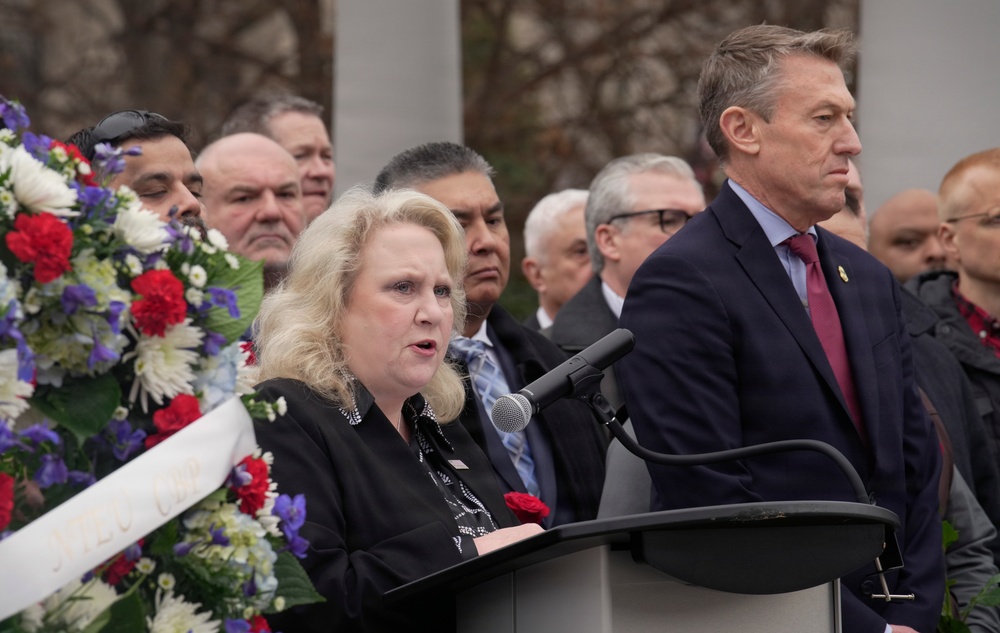 NTEU Wreath Laying Ceremony Honoring Fallen CBP Officers