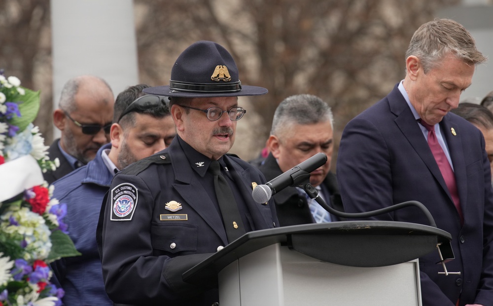 NTEU Wreath Laying Ceremony Honoring Fallen CBP Officers