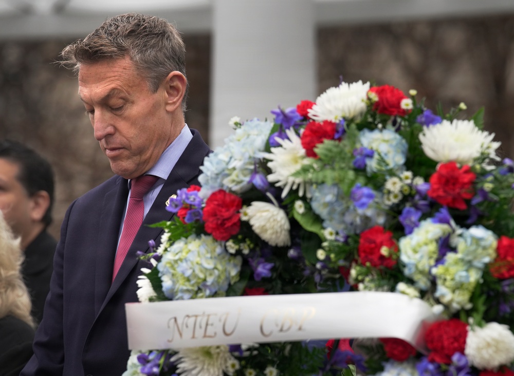 NTEU Wreath Laying Ceremony Honoring Fallen CBP Officers