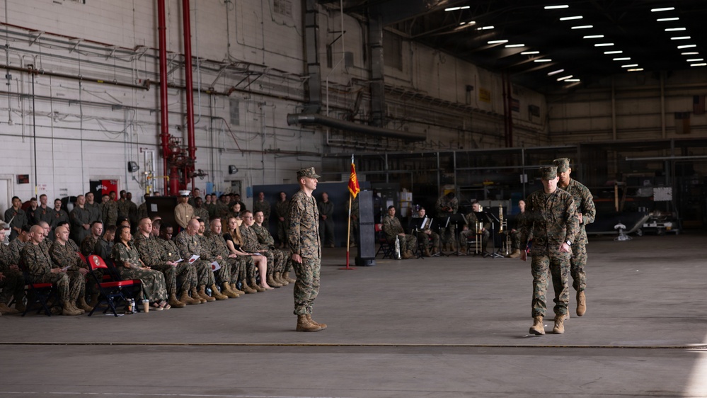 HMLA-167 Relief and Appointment ceremony