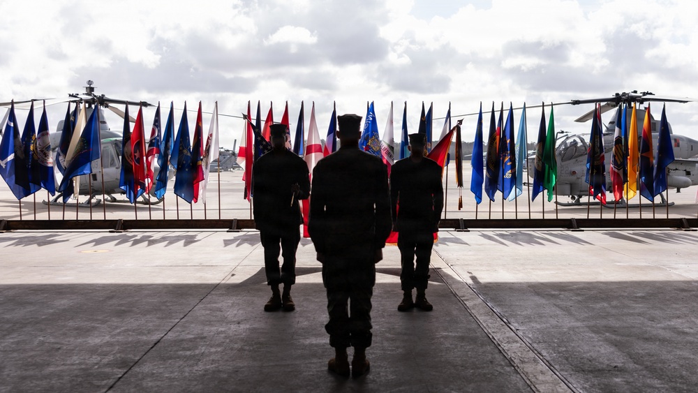 HMLA-167 Relief and Appointment ceremony