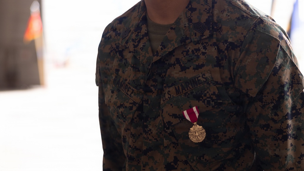 HMLA-167 Relief and Appointment ceremony