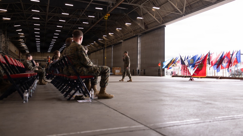 HMLA-167 Relief and Appointment ceremony